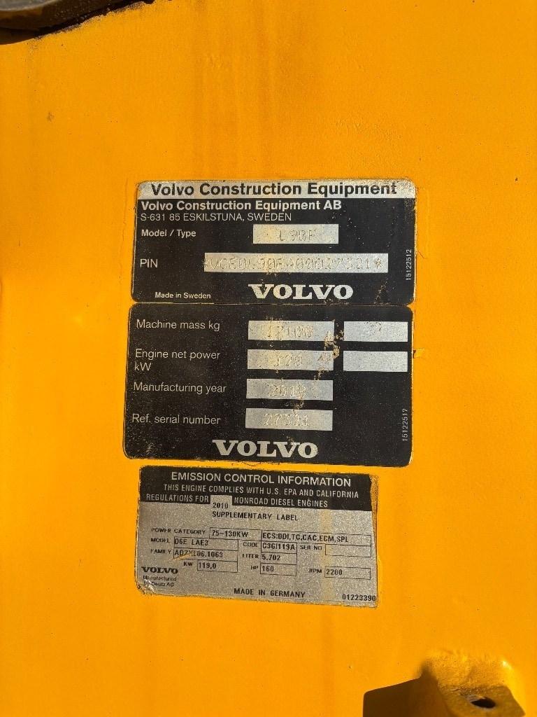 Volvo L 90 F Cargadoras sobre ruedas