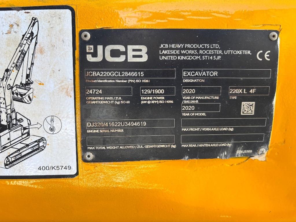 JCB 220 XL 4F Excavadoras de cadenas