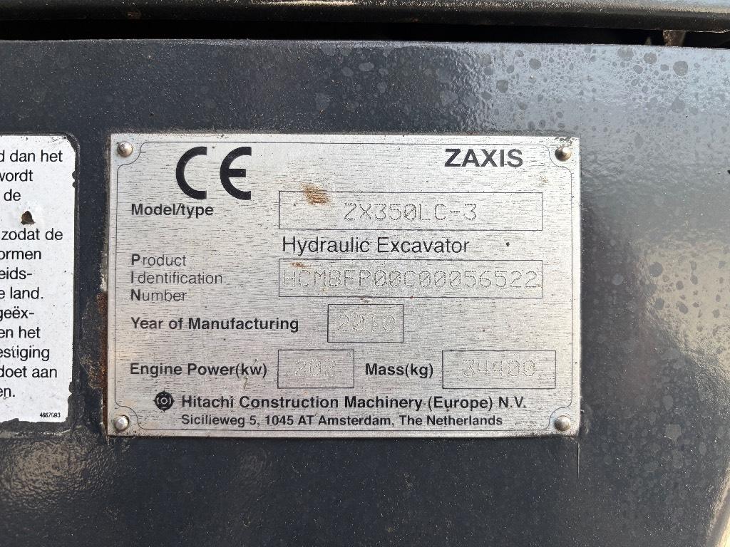 Hitachi ZX 350 LC-3 Excavadoras de cadenas